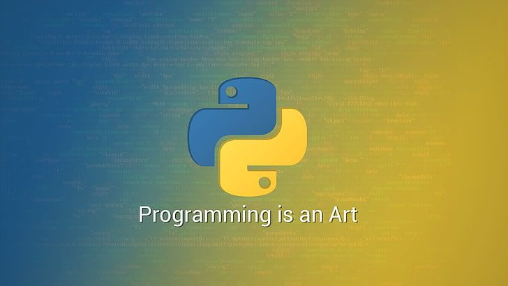Programming is an Art text, code, python, computer, Python (programming), HD wallpaper