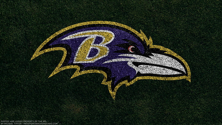 Football, Baltimore Ravens, Emblem, Logo, NFL, HD wallpaper