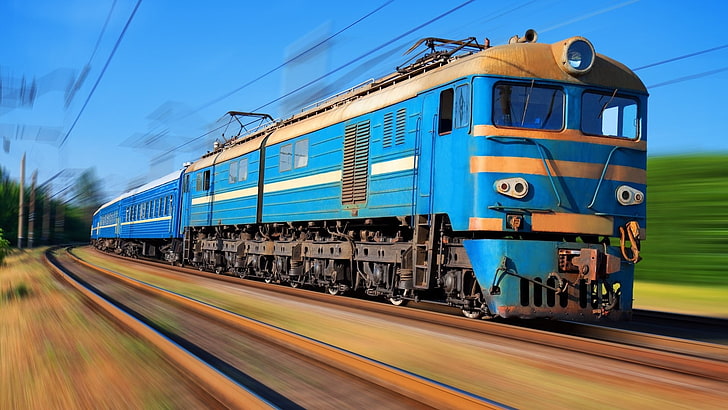 train, Ukraine, rail transportation, train - vehicle, track