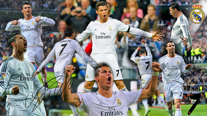 Cristiano Ronaldo-FIFA BALLON DOR 2015 Wallpaper 0.., crowd, real people, HD wallpaper