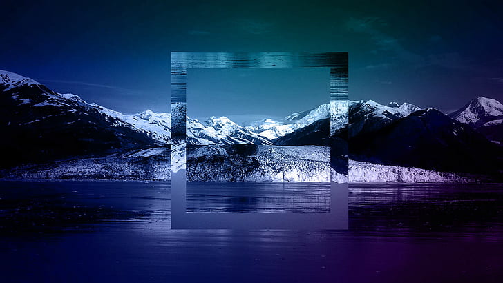 lake, peace, mountains, HD wallpaper