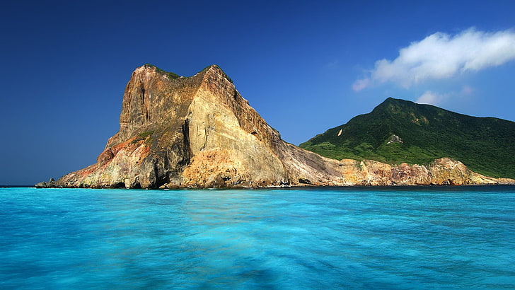 landscape, sea, rock, coast, mountains, water, scenics - nature, HD wallpaper