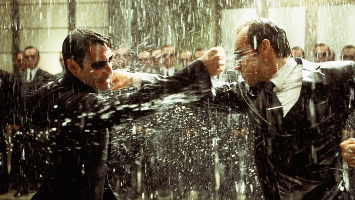 movies, The Matrix Revolutions, film stills, Neo, adult, men