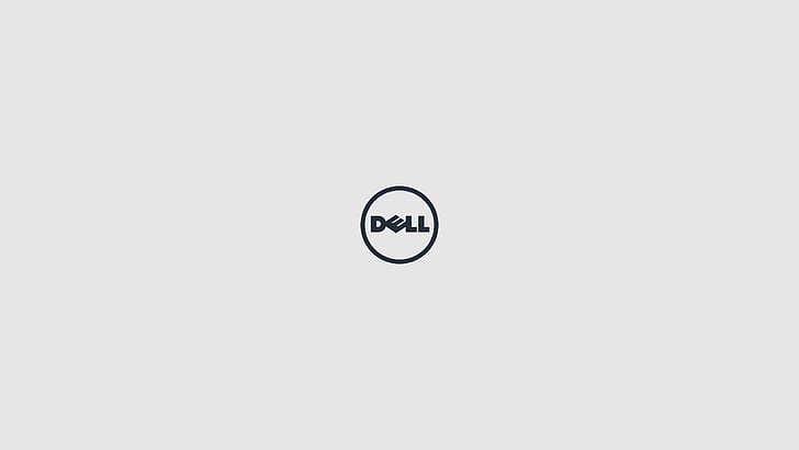 Hd Wallpaper Logo Brands Dell Minimalism Copy Space Communication Studio Shot Wallpaper Flare