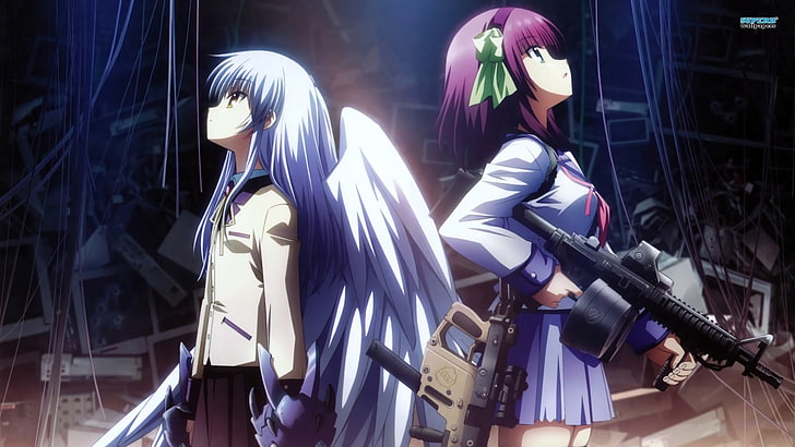 Angel Beats!, real people, standing, arts culture and entertainment, HD wallpaper