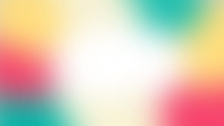simple background, blurred, colorful, yellow background, HD wallpaper