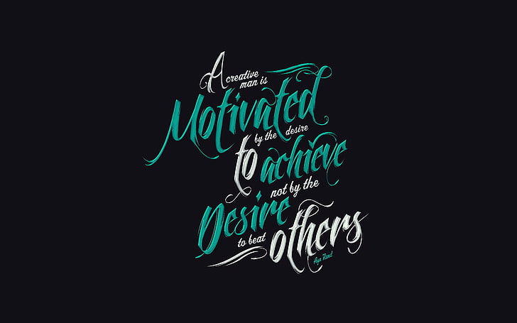 teal and white quote text wallpaper, artwork, motivational, minimalism, HD wallpaper