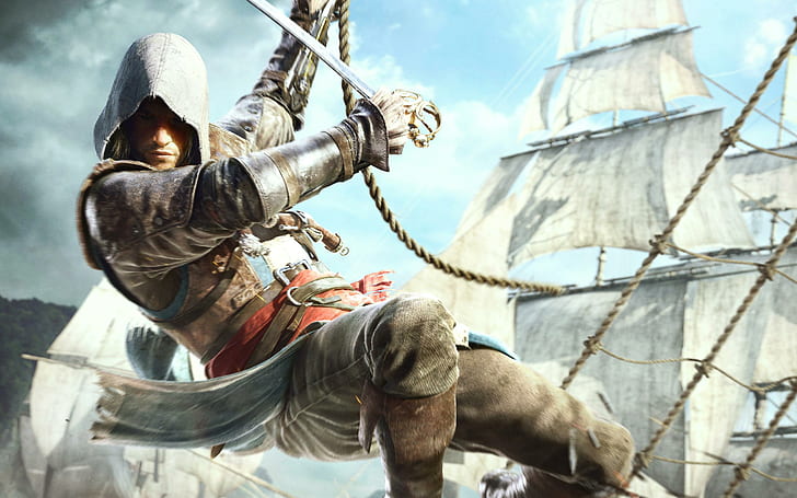 Edward Kenway in Assassin's Creed 4, HD wallpaper
