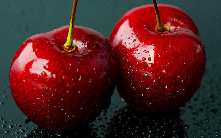 HD wallpaper: Fruits Cherries Macro Pictures For Desktop | Wallpaper Flare