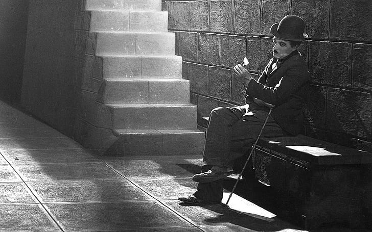 Charlie Chaplin, The Tramp, HD wallpaper