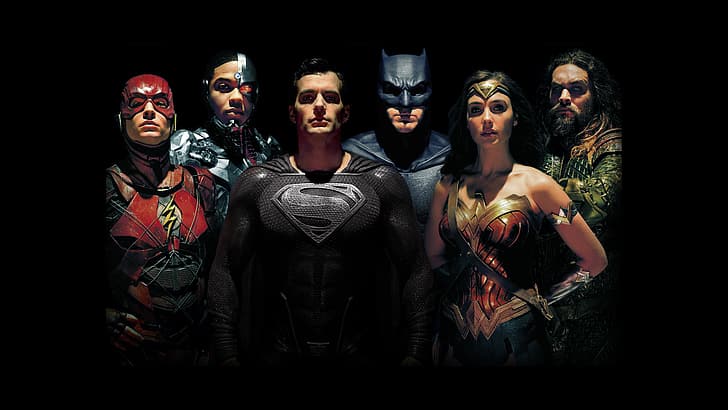 Justice League, Superman, Batman, Wonder Woman, Flash, Cyborg (DC Comics)