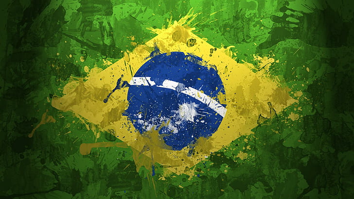 World Cup Brazil Flag, world cup 2014, HD wallpaper