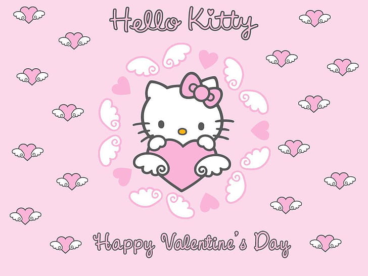 bow cute Hello Kitty Anime Hello Kitty HD Art, PINK, Dress, HD wallpaper