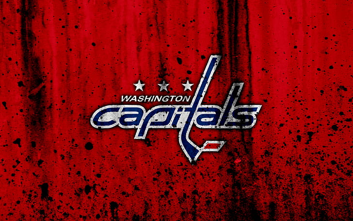 Wallpaper wallpaper, sport, logo, NHL, Washington Capitals, hockey,  glitter, checkered images for desktop, section спорт - download