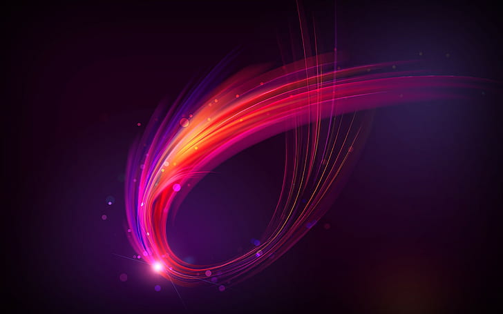 red and purple flare illustration, 3D, motion, studio shot, illuminated, HD wallpaper