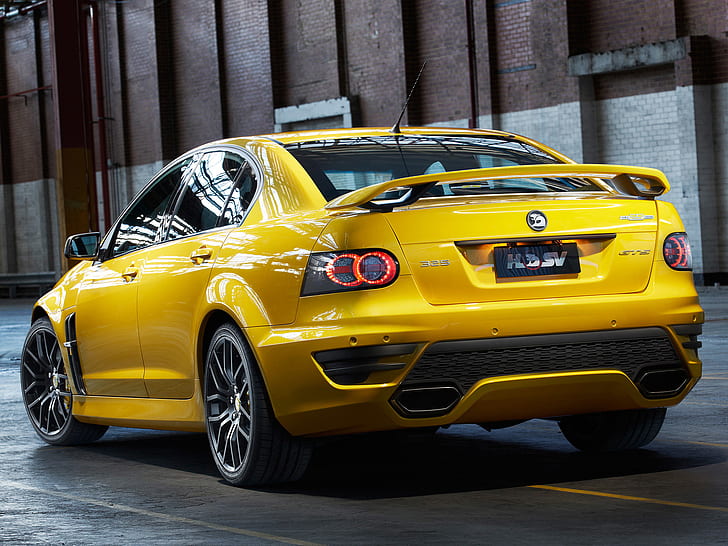 yellow, garage, GTS, Holden, shed, HSV, HD wallpaper