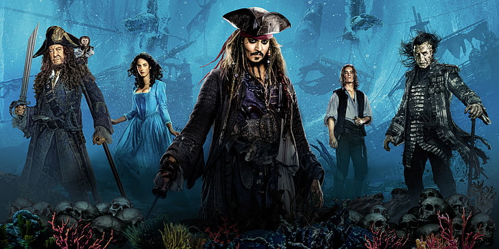 Pirates of the Caribbean: Dead Men Tell No Tales, Javier Bardem, HD wallpaper