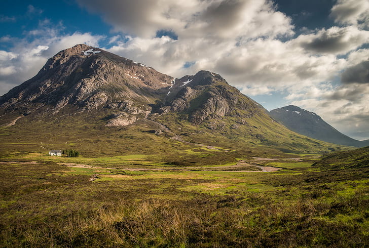 photo of mountains filled with grass, glencoe, glencoe, Colour, HD wallpaper