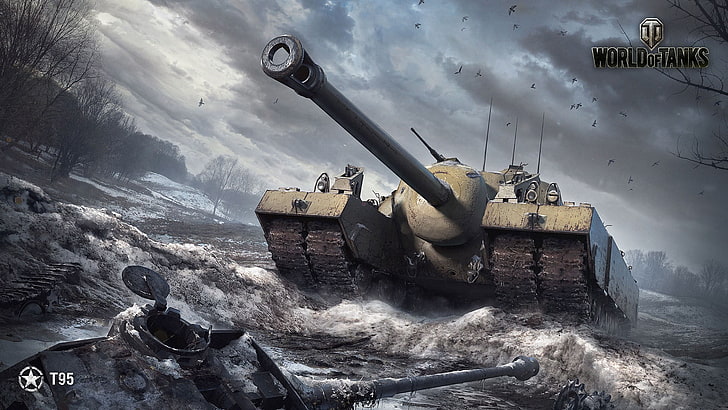 World Of Thanks game poster, World of Tanks, T95, video games, HD wallpaper