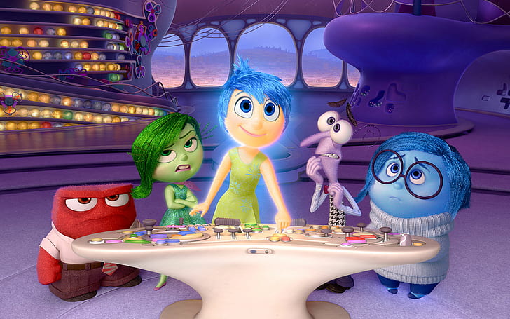 Disney, Inside Out, Movie, Joy, Sadness, Fear, Anger, Disgust