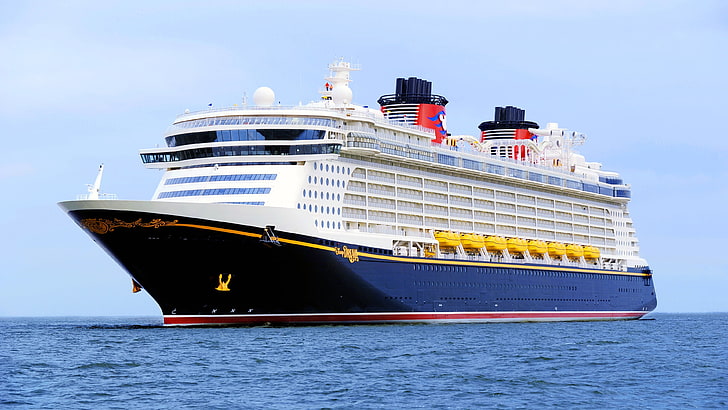 cruise ship, passenger ship, ocean liner, disney cruise line, HD wallpaper