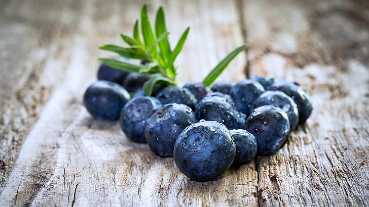 Blueberry, Fresh, Closeup, Fruit, Food, HD wallpaper