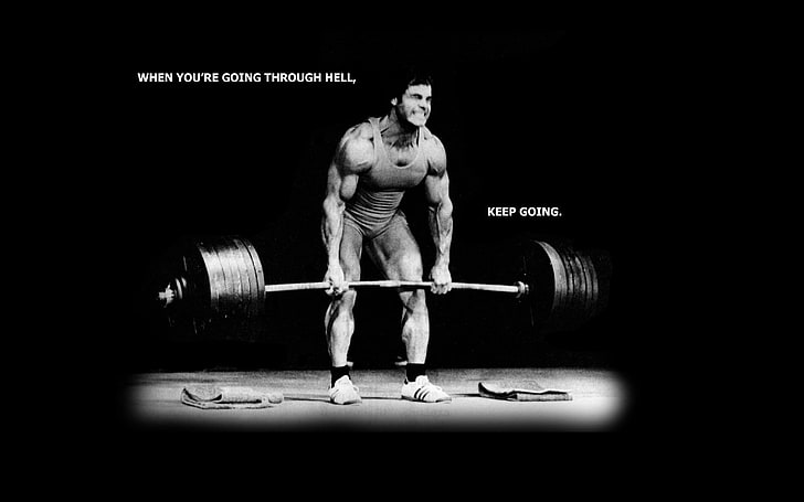 men's tank top and barbell, bodybuilding, working out, sports, HD wallpaper
