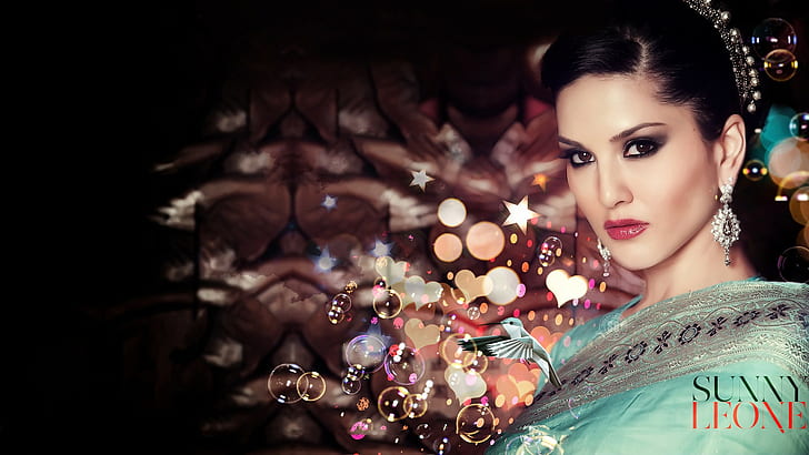 Sunny Leone In Saree   Photoshoot, HD wallpaper