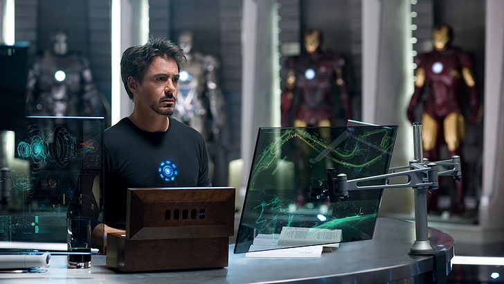 Robert Downey Jr, Iron Man 2, Tony Stark, Robert Downey Jr., technology