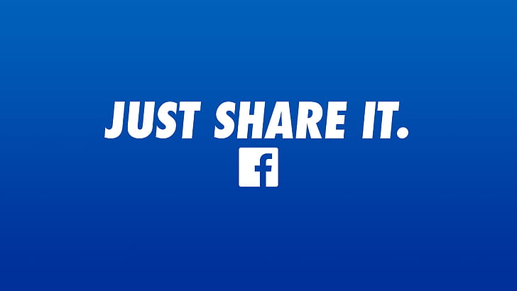 logo, blue, facebook, HD wallpaper