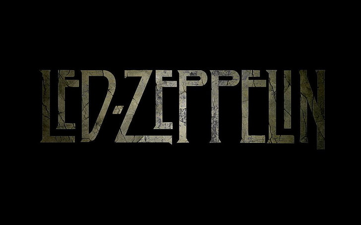 Led Zeppelin wallpaper, music, hard rock, backgrounds, sign, text, HD wallpaper
