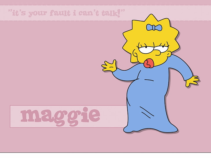 HD wallpaper: The Simpsons, Maggie Simpson | Wallpaper Flare