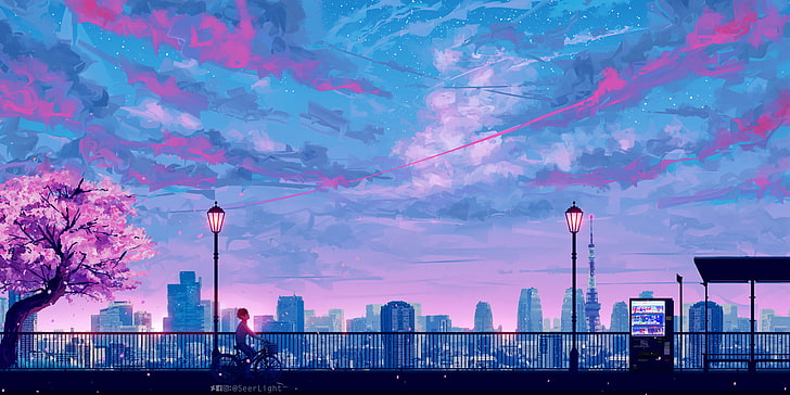 Anime landscape 1080P, 2K, 4K, 5K HD wallpapers free download | Wallpaper  Flare