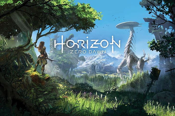 Horizon Zero Dawn wallpaper, Horizon: Zero Dawn, Aloy (Horizon: Zero Dawn)