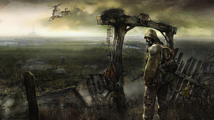 Pripyat, futuristic, apocalyptic, video games, S.T.A.L.K.E.R.: Clear Sky, HD wallpaper