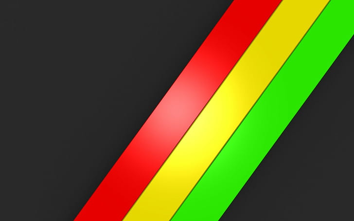 colorful, black, red, yellow, green, lines