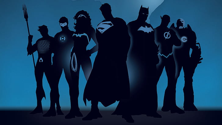 Comics, Justice League, Aquaman, Barry Allen, Batman, Bruce Wayne, HD wallpaper