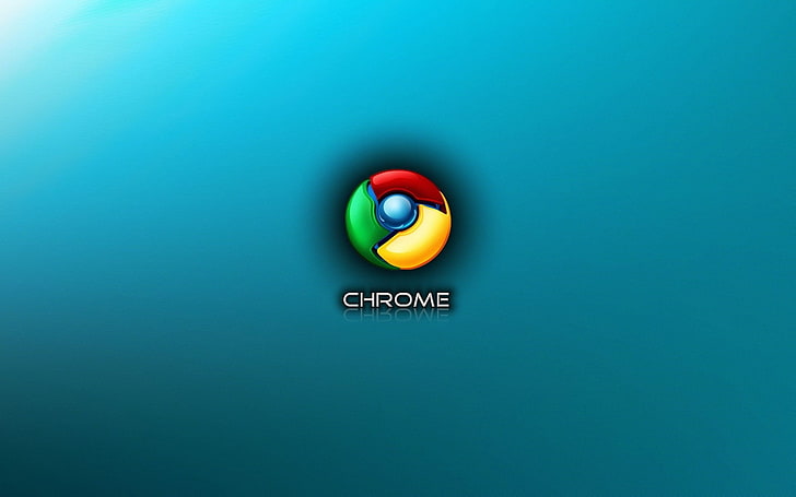 Chrome HD, Google Chrome logo, Computers, blue water, indoors, HD wallpaper