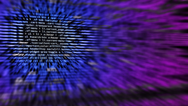 purple, violet, css, code, css code, hacker, computer programming, HD wallpaper