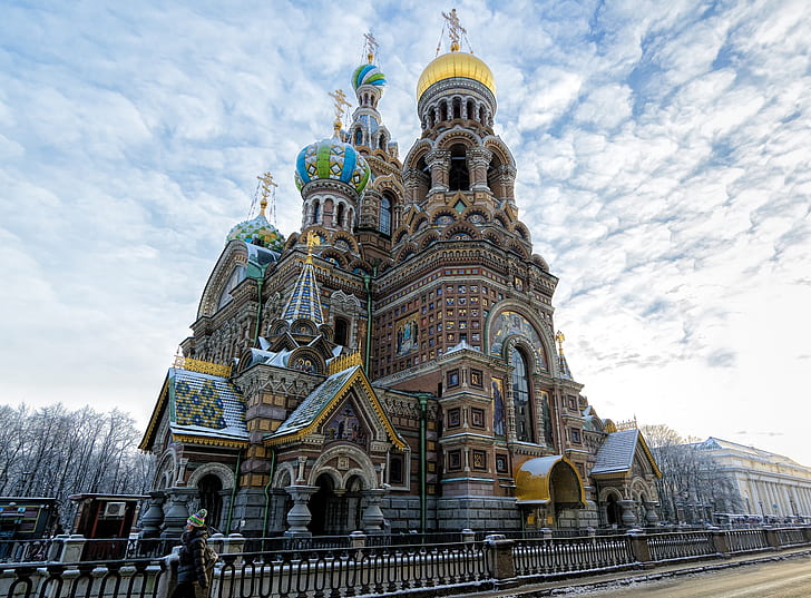 Cathedrals, Church Of The Savior On Blood, Russia, Saint Petersburg, HD wallpaper