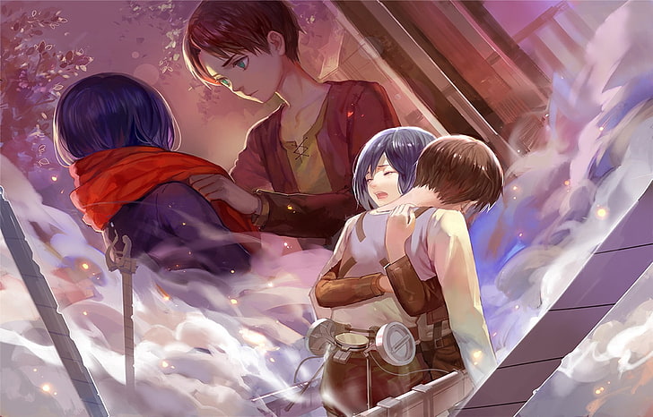 Featured image of post Attack On Titan Wallpapers Eren And Mikasa / We hope you enjoy our growing collection of hd images to use as a background please contact us if you want to publish an attack on titan eren and mikasa wallpaper on our site.