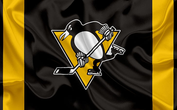Hockey, Pittsburgh Penguins, Emblem, Logo, NHL, HD wallpaper