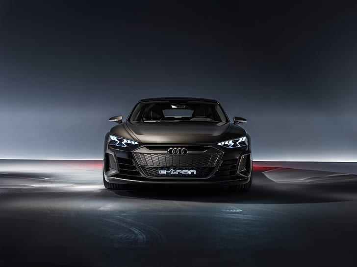 Audi e-tron GT, Concept cars, 2019, 4K