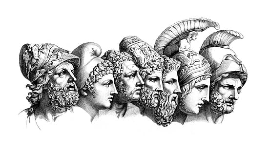 HD wallpaper: Greek heroes from the Iliad, Menelaus Paris Diomedes Odysseus  Nestor Achilles Agamemnon | Wallpaper Flare