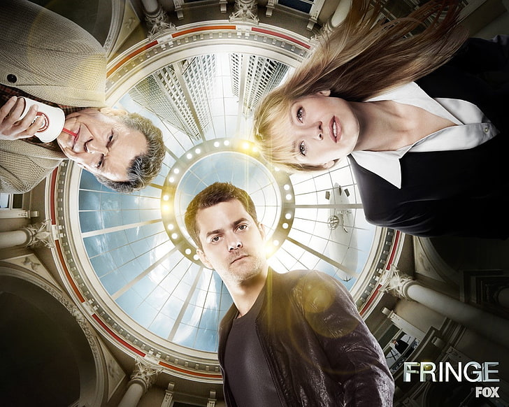 Fringe (TV Series), men, group of people, indoors, males, low angle view, HD wallpaper