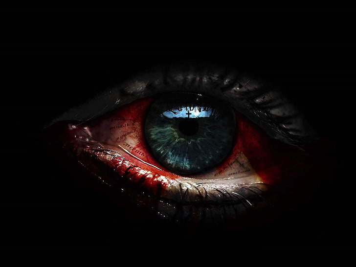 HD wallpaper: Dark, Eye, Blood, Scary | Wallpaper Flare