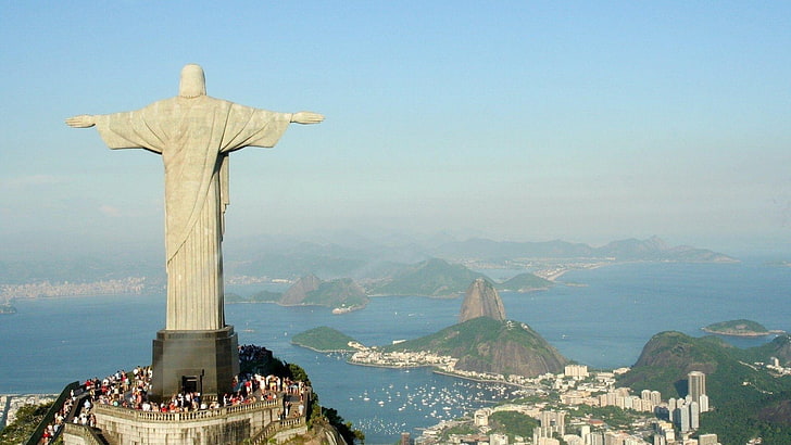 Rio De Jainero Christ the Redeemer statue, Rio de Janeiro, Brasil, HD wallpaper