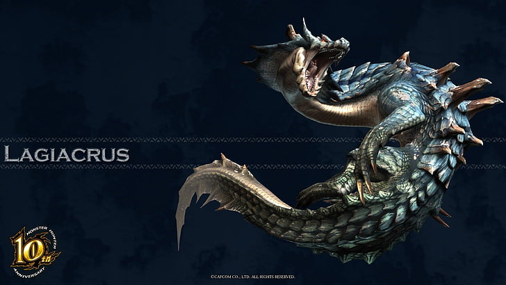 Lagiacrus, Monster Hunter, HD wallpaper