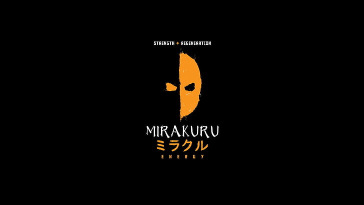 Mirakuru Energy logo, Deathstroke, Arrow (TV series), text, communication