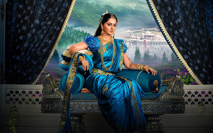 HD wallpaper: Anushka Shetty as Devasena in Baahubali 2 | Wallpaper Flare